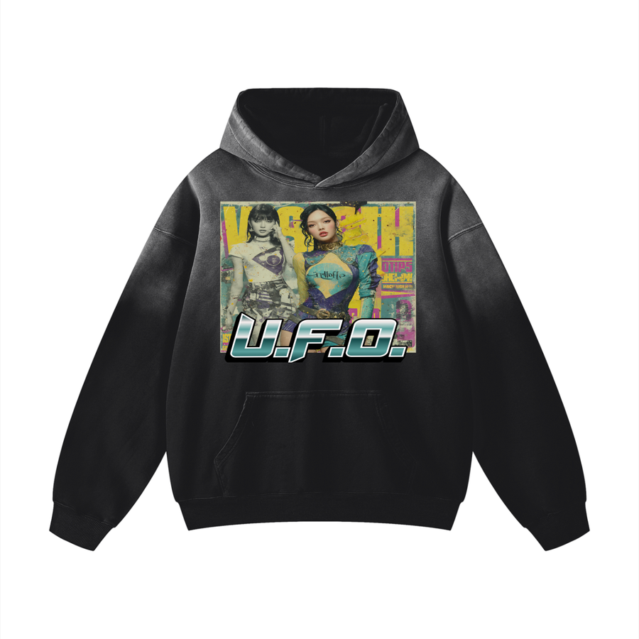 SOUL UFO 5416 Sunfade Oversized Hoodie — Heavyweight