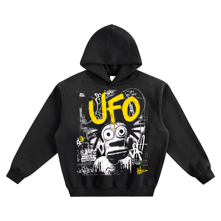 UFO Fleeced Boxy Hoodie