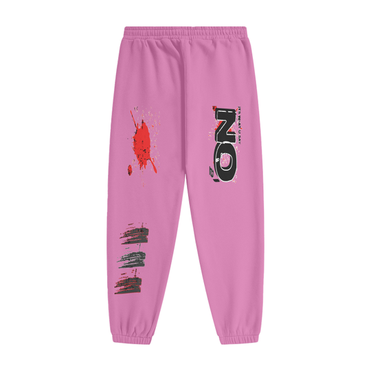 YES/NO. Streetwear Unisex Fleece Joggers