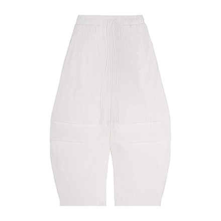 UFO × ORION — GEMINI Vertical Stripe Drawstring Barrel Pants