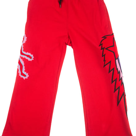 Anti-Hero Wide Cut Joggers — Red
