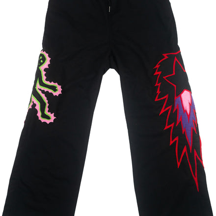 Anti-Villain Wide Cut Joggers — Black