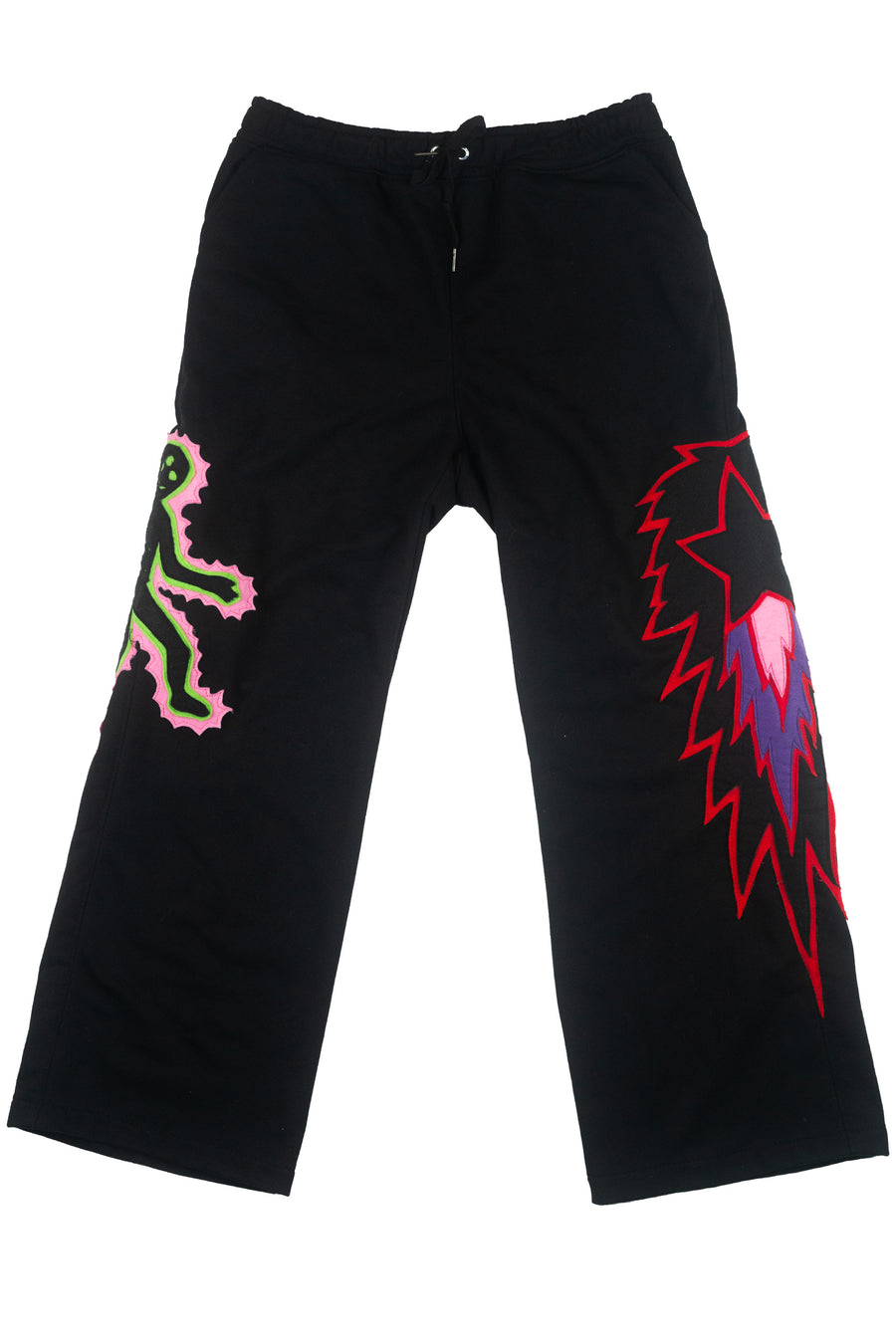 Anti-Villain Wide Cut Joggers — Black