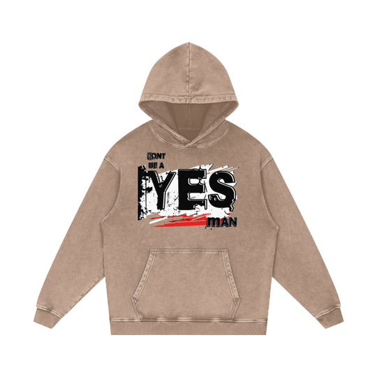 YES /NO  Acid Wash Oversize Hoodie - 420 GSM