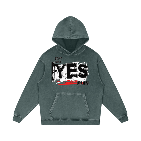 YES /NO  Acid Wash Oversize Hoodie - 420 GSM