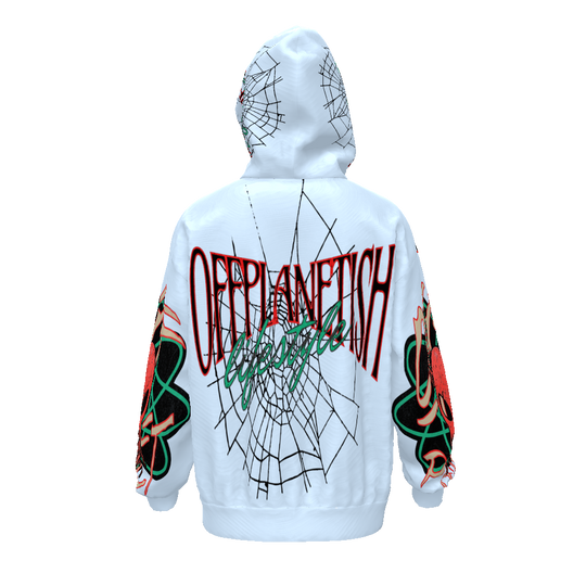 THE HOUSE OF "OFFPLANETISH" PRESENTS "ALIEN LIFESTYLE" "THE INVASION" COLLECTION  Streetwear  Drop Shoulder Oversized Hoodie