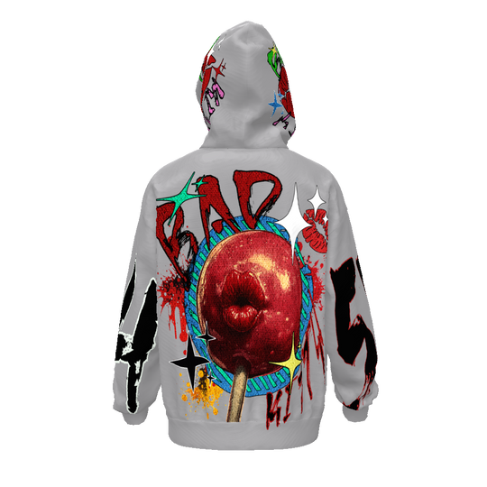 FROM "THE HOUSE OF OFFPLANETISH" BAD KITTY COLLECTION Streetwear  Drop Shoulder Oversized Hoodie