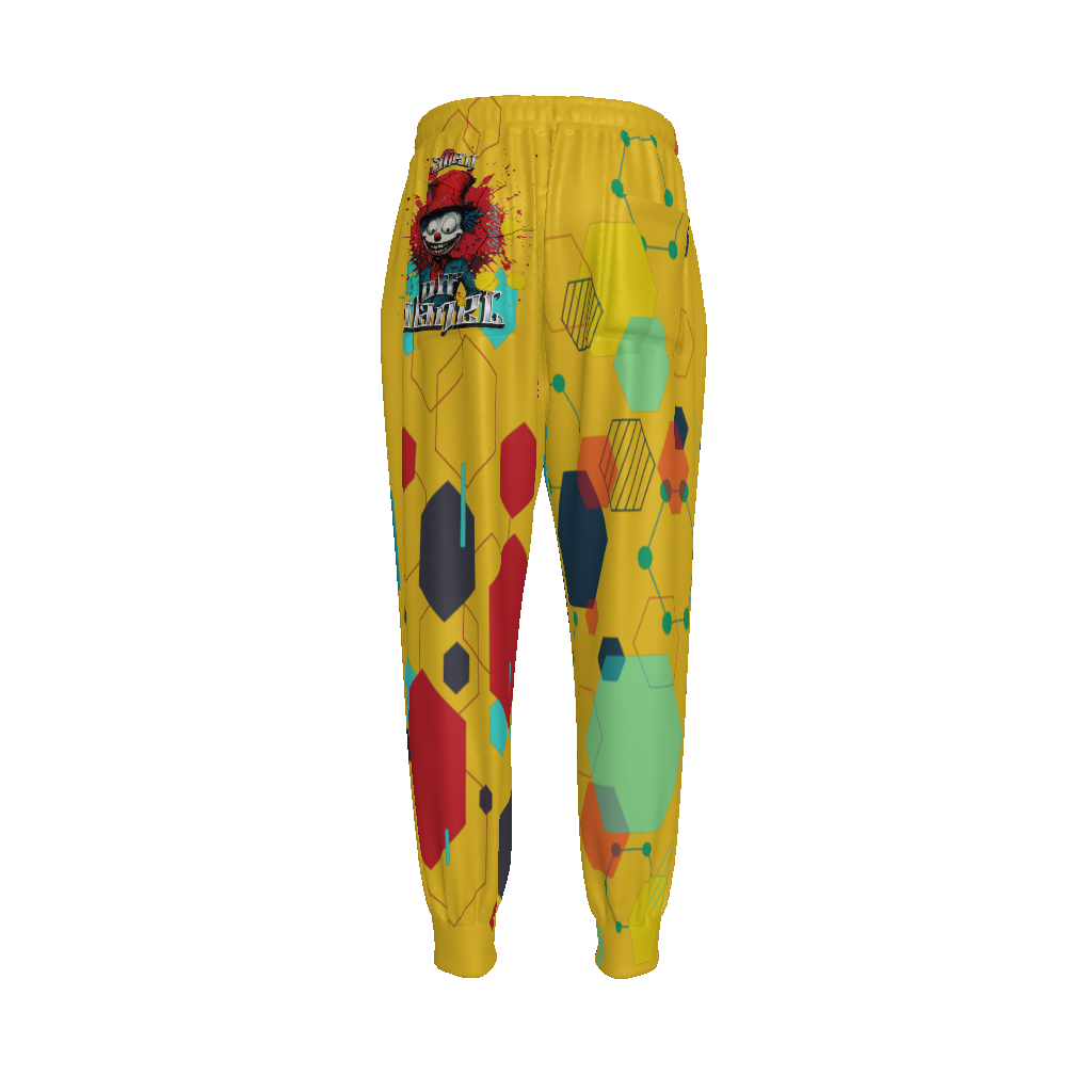 FROM "THE HOUSE OF OFFPLANETISH" THE ALIEN ART COLLECTION All-Over Print Unisex Drawstring Waist Joggers