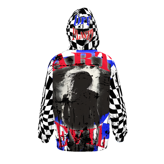 FROM “THE HOUSE OF OFFPLANETISH “ EVIL Streetwear All-Over Print Unisex Drop Shoulder Oversized Hoodie