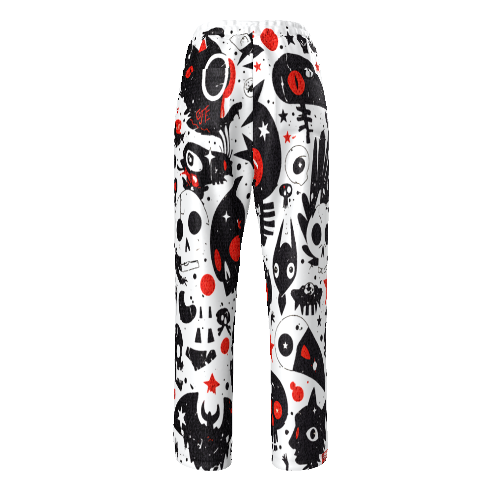 FROM "THE HOUSE OF OFFPLANETISH" THE ALIEN ART COLLECTION All-Over Print Unisex Straight Leg Pants