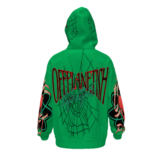 THE HOUSE OF "OFFPLANETISH" PRESENTS "ALIEN LIFESTYLE" "THE INVASION" COLLECTION  Streetwear  Drop Shoulder Oversized Hoodie