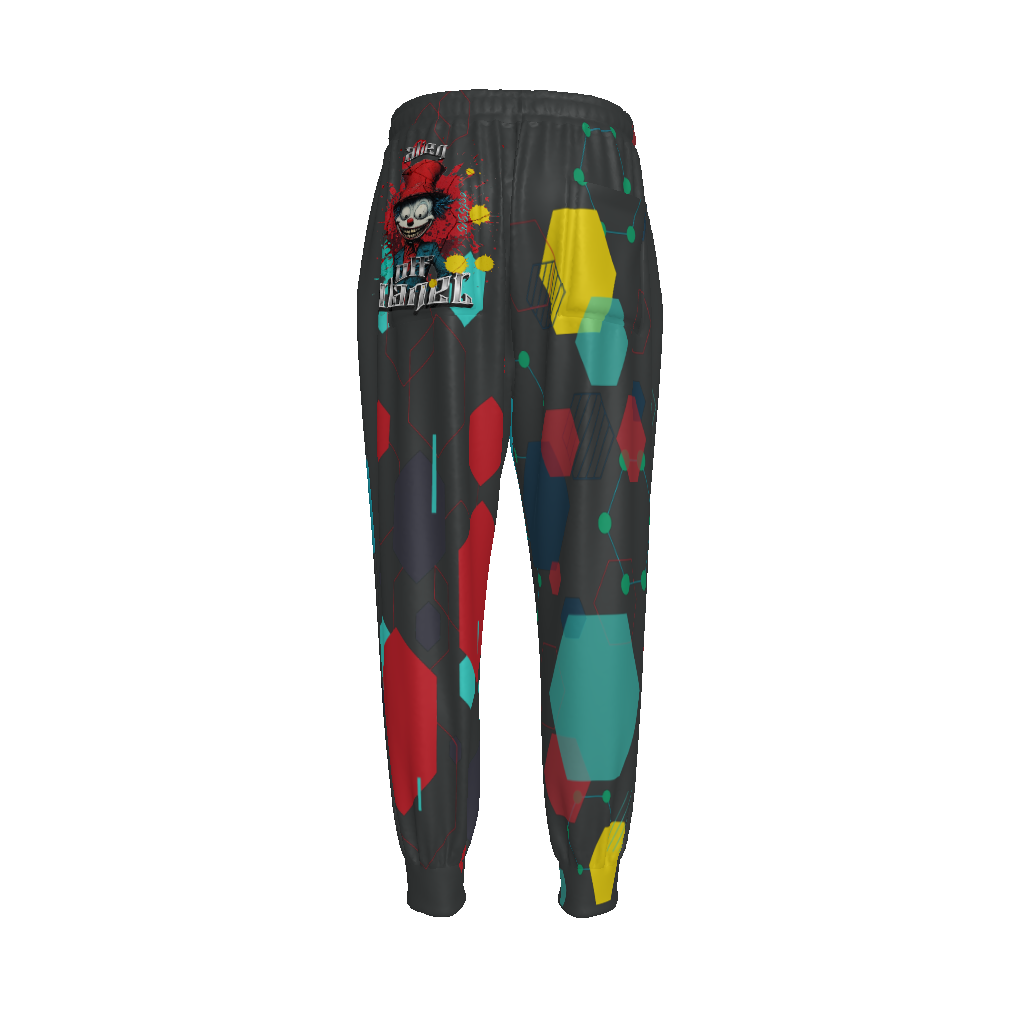 FROM "THE HOUSE OF OFFPLANETISH" THE ALIEN ART COLLECTION All-Over Print Unisex Drawstring Waist Joggers