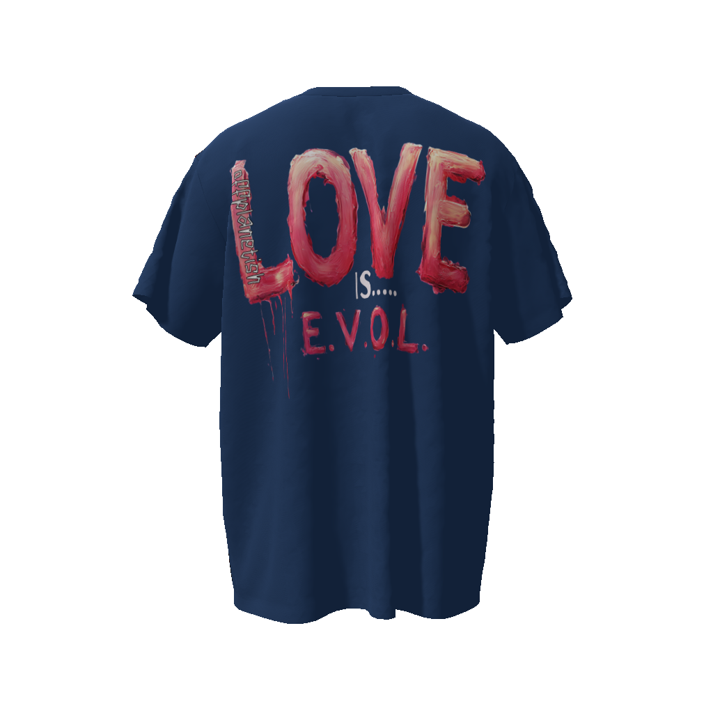 FROM "THE HOUSE OF OFFPLANETISH" THE E.V.O.L. Collection Streetwear All-Over Print Unisex Oversized T-Shirt