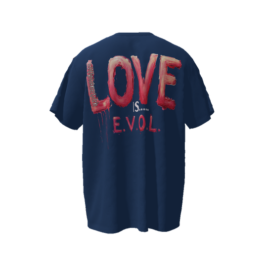 FROM "THE HOUSE OF OFFPLANETISH" THE E.V.O.L. Collection Streetwear All-Over Print Unisex Oversized T-Shirt