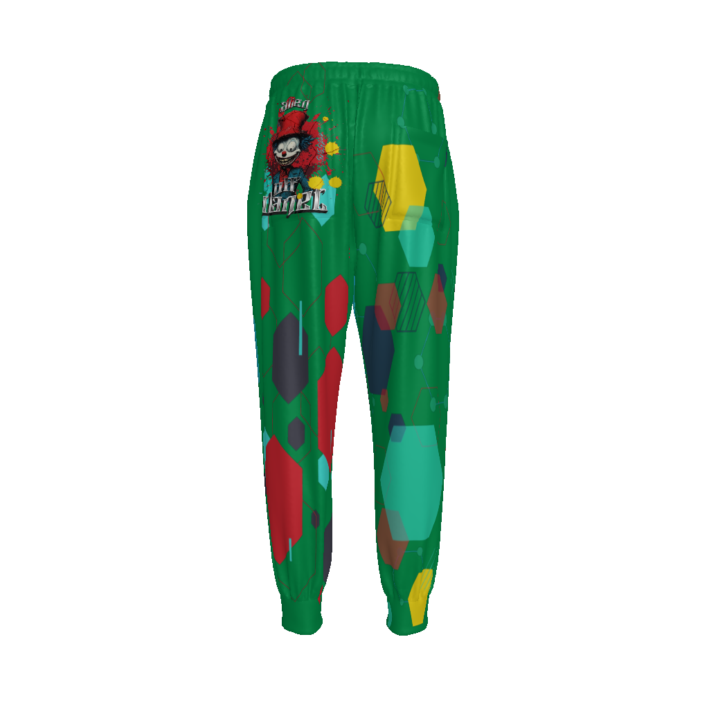 FROM "THE HOUSE OF OFFPLANETISH" THE ALIEN ART COLLECTION All-Over Print Unisex Drawstring Waist Joggers