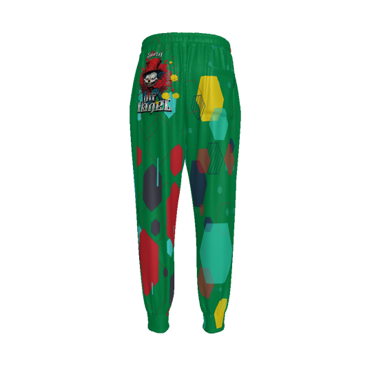 FROM "THE HOUSE OF OFFPLANETISH" THE ALIEN ART COLLECTION All-Over Print Unisex Drawstring Waist Joggers