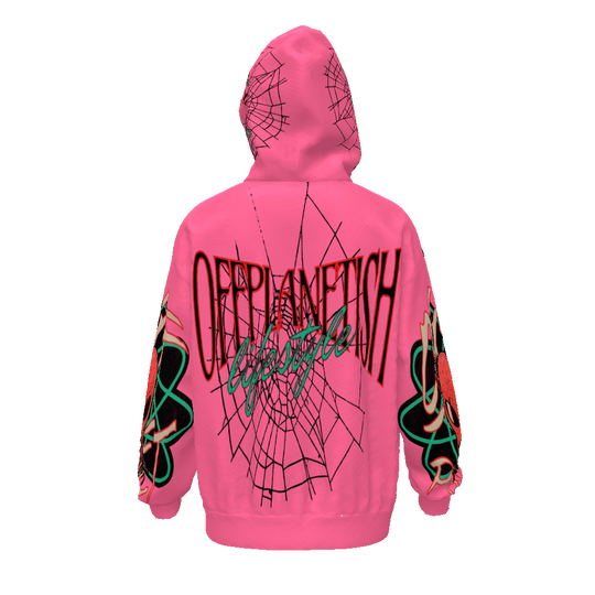 THE HOUSE OF "OFFPLANETISH" PRESENTS "ALIEN LIFESTYLE" "THE INVASION" COLLECTION  Streetwear  Drop Shoulder Oversized Hoodie