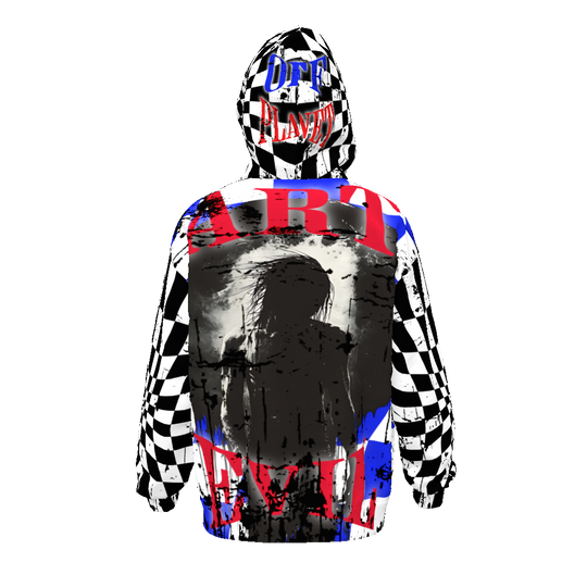 FROM “THE HOUSE OF OFFPLANETISH “ EVIL Streetwear All-Over Print Unisex Drop Shoulder Oversized Hoodie