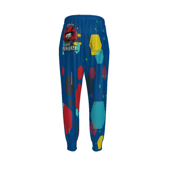 FROM "THE HOUSE OF OFFPLANETISH" THE ALIEN ART COLLECTION All-Over Print Unisex Drawstring Waist Joggers