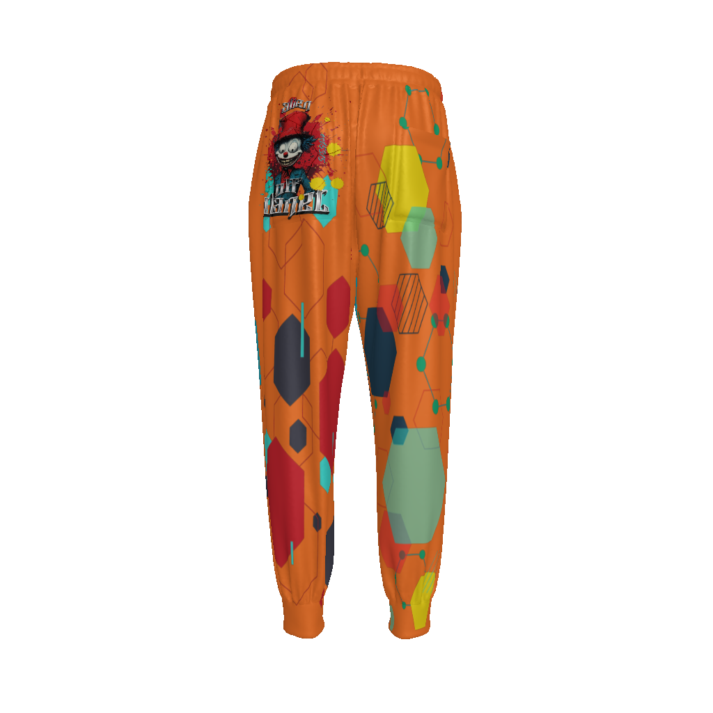 FROM "THE HOUSE OF OFFPLANETISH" THE ALIEN ART COLLECTION All-Over Print Unisex Drawstring Waist Joggers