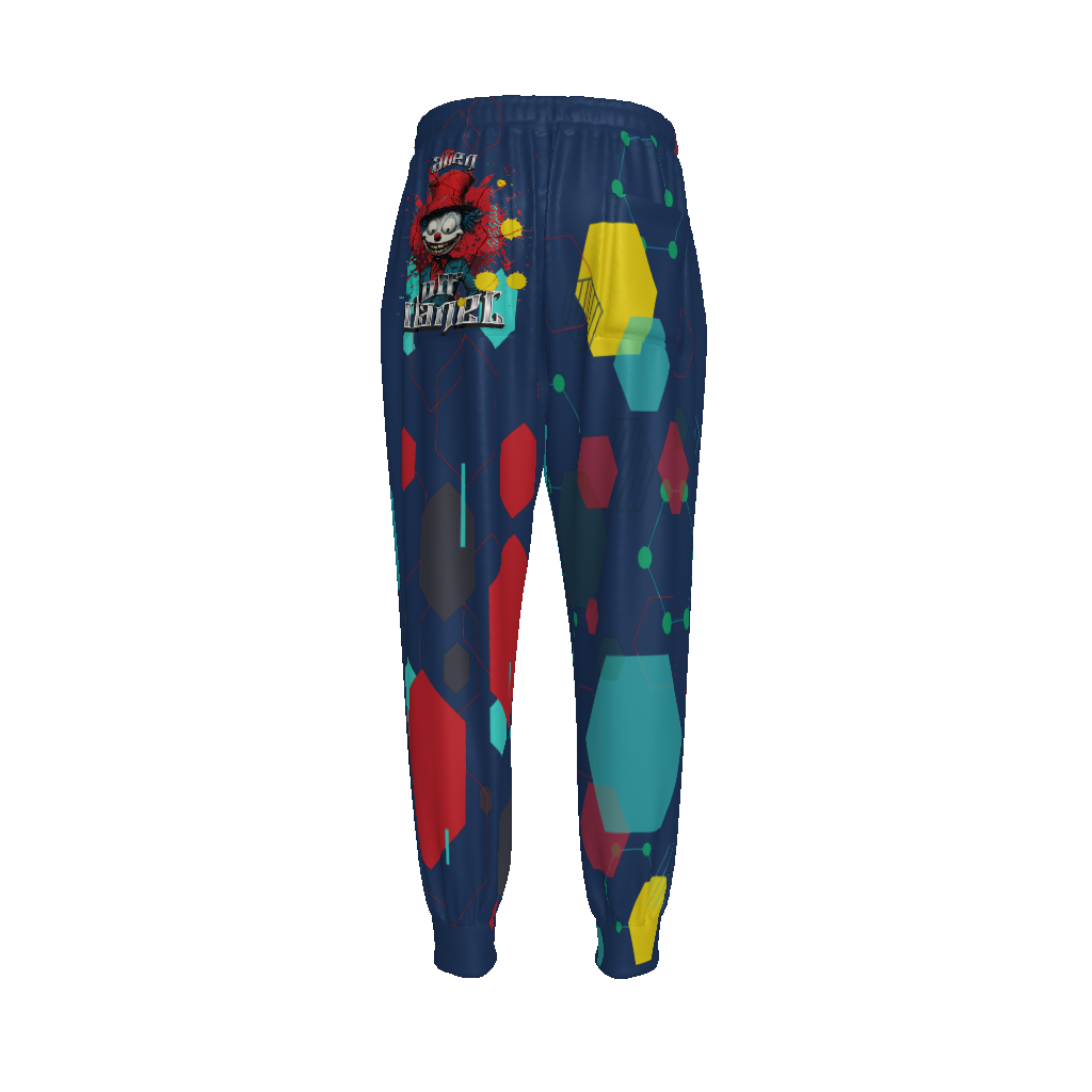 FROM "THE HOUSE OF OFFPLANETISH" THE ALIEN ART COLLECTION All-Over Print Unisex Drawstring Waist Joggers