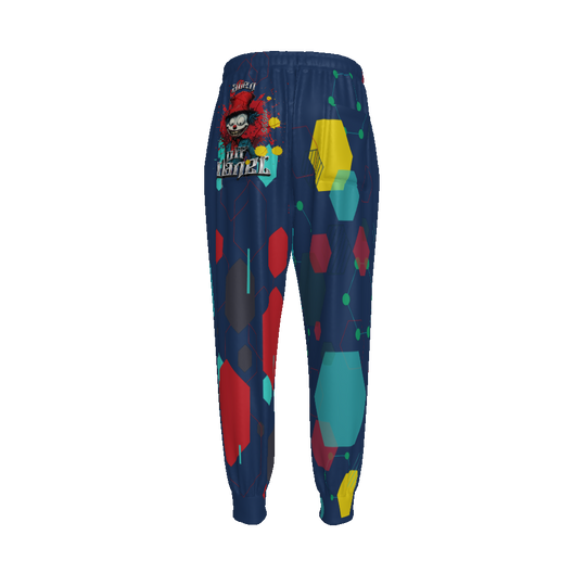 FROM "THE HOUSE OF OFFPLANETISH" THE ALIEN ART COLLECTION All-Over Print Unisex Drawstring Waist Joggers