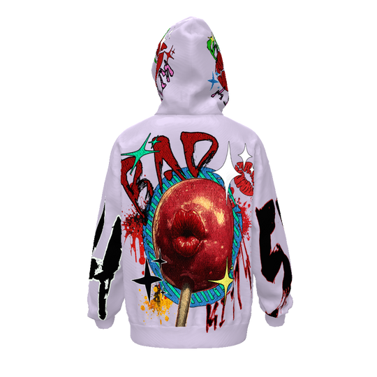 FROM "THE HOUSE OF OFFPLANETISH" BAD KITTY COLLECTION Streetwear  Drop Shoulder Oversized Hoodie