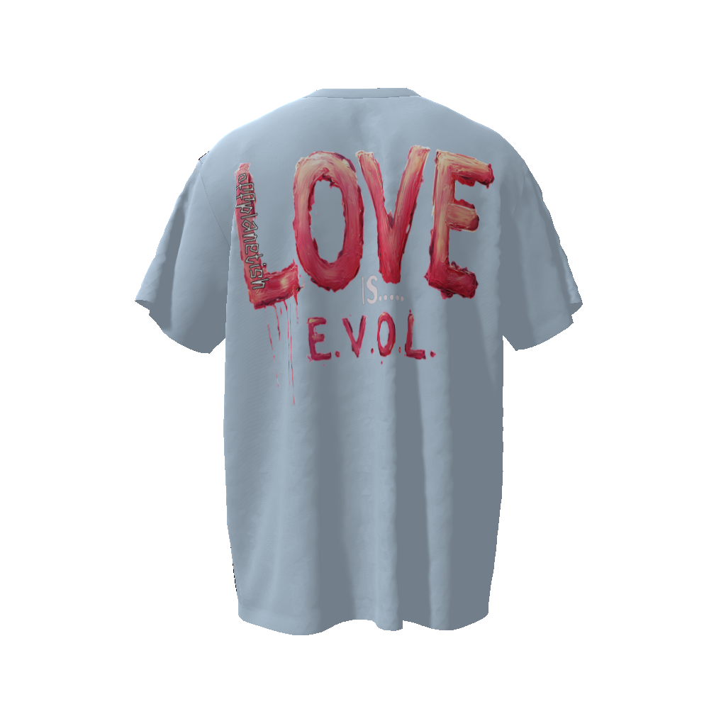 FROM "THE HOUSE OF OFFPLANETISH" THE E.V.O.L. Collection Streetwear All-Over Print Unisex Oversized T-Shirt