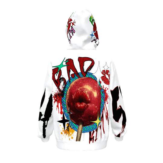 FROM "THE HOUSE OF OFFPLANETISH" BAD KITTY COLLECTION Streetwear  Drop Shoulder Oversized Hoodie