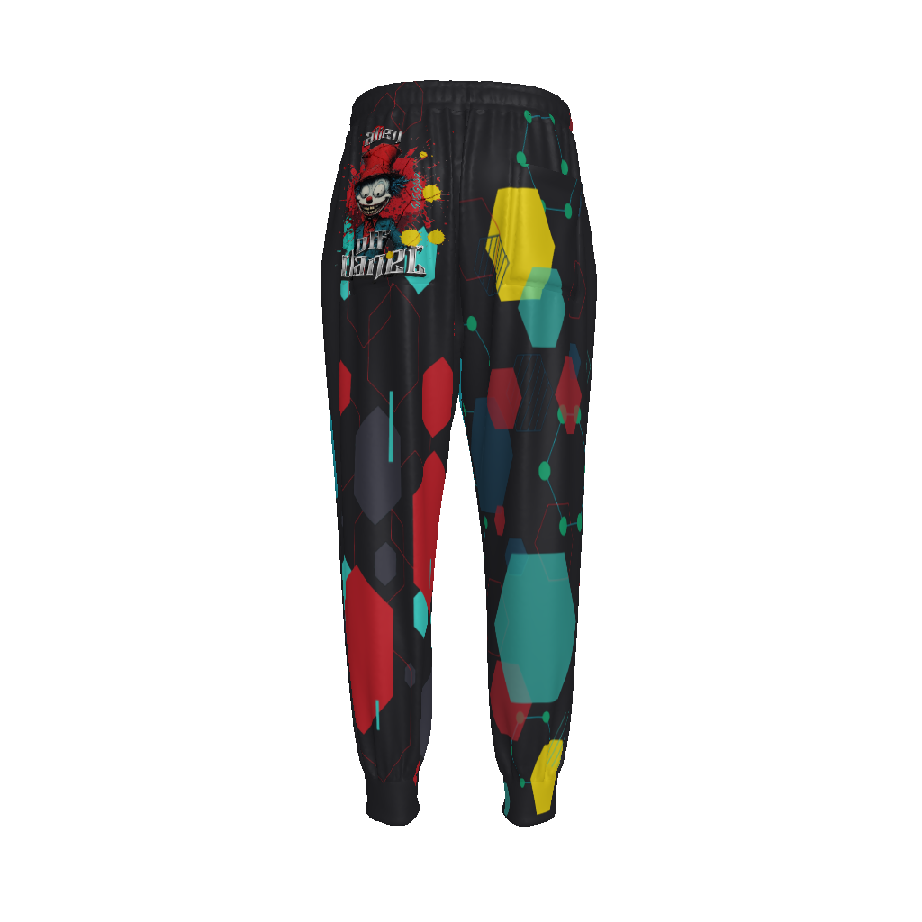 FROM "THE HOUSE OF OFFPLANETISH" THE ALIEN ART COLLECTION All-Over Print Unisex Drawstring Waist Joggers