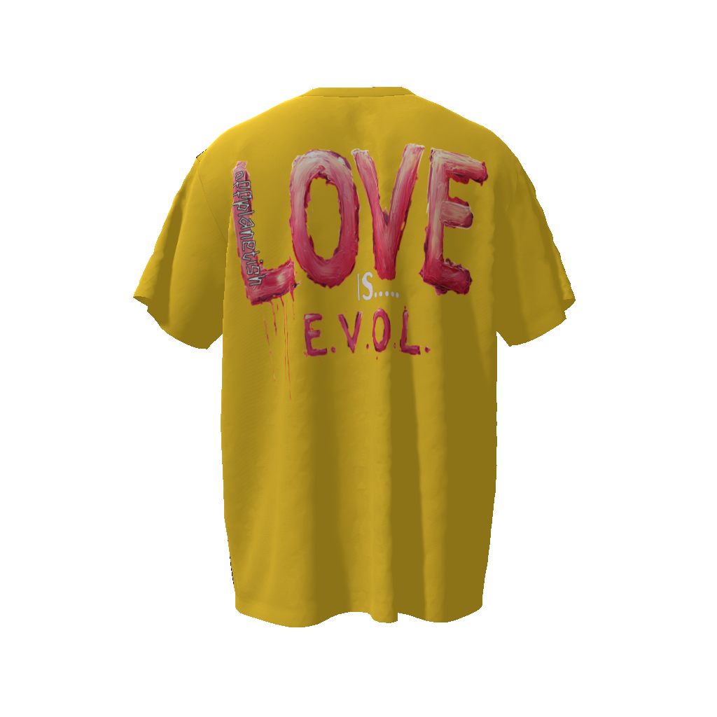 FROM "THE HOUSE OF OFFPLANETISH" THE E.V.O.L. Collection Streetwear All-Over Print Unisex Oversized T-Shirt