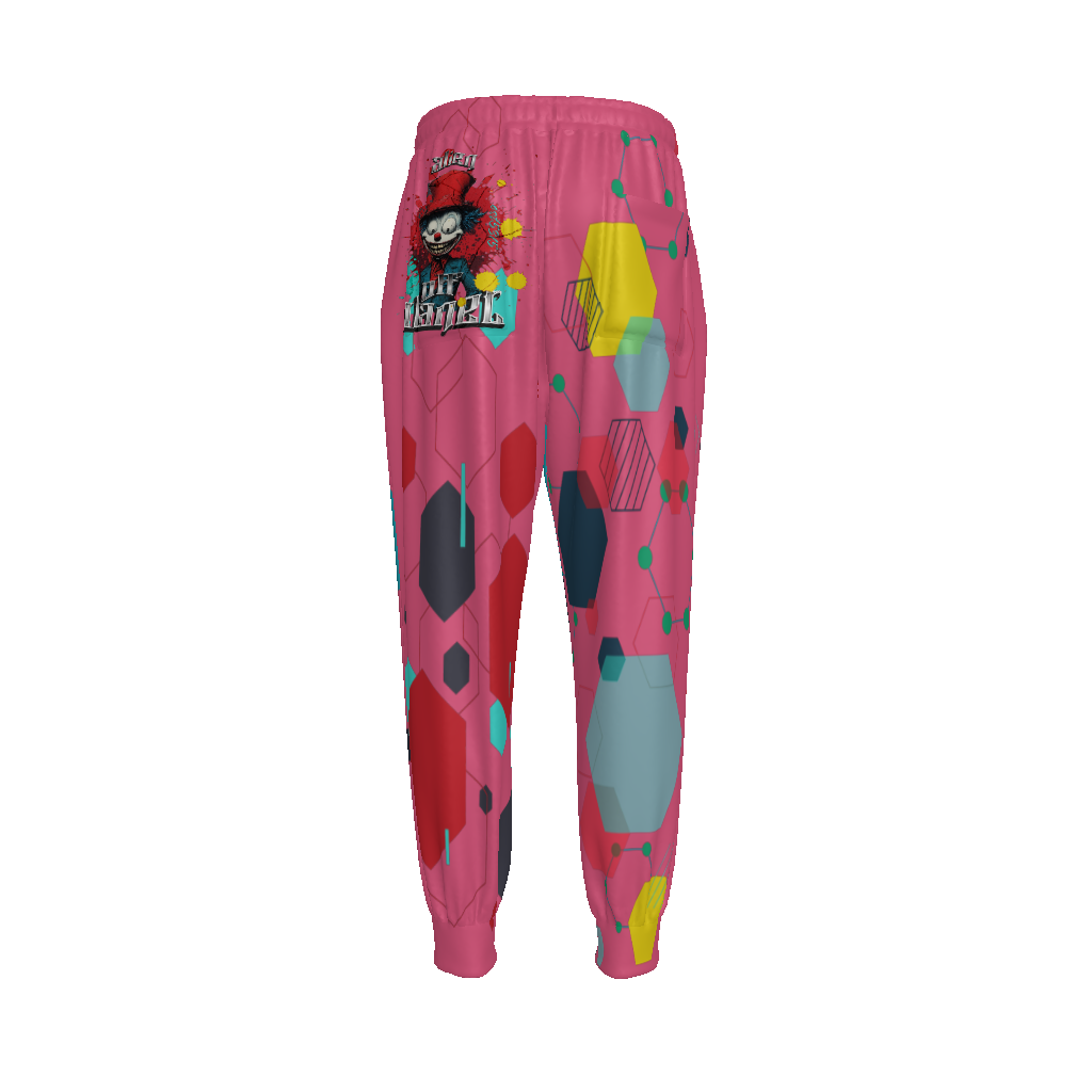 FROM "THE HOUSE OF OFFPLANETISH" THE ALIEN ART COLLECTION All-Over Print Unisex Drawstring Waist Joggers