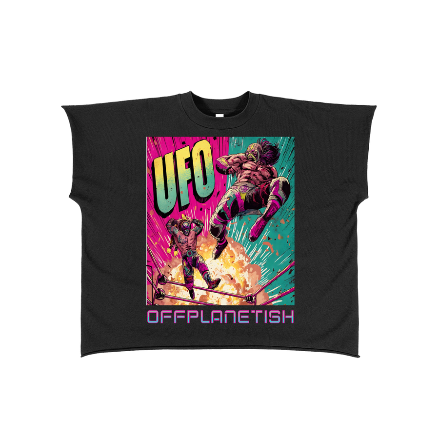UFO King of the Ring Raw Edge Boxy T-Shirt