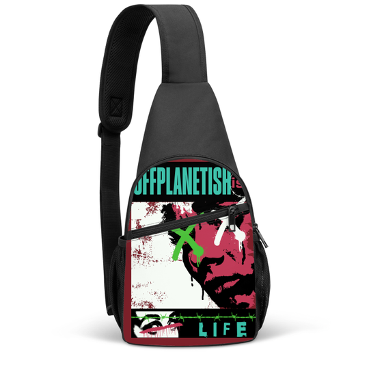 FROM "THE HOUSE OF OFFPLANETISH" OFFPLANET LIFE Collection All-Over Print Chest Bag