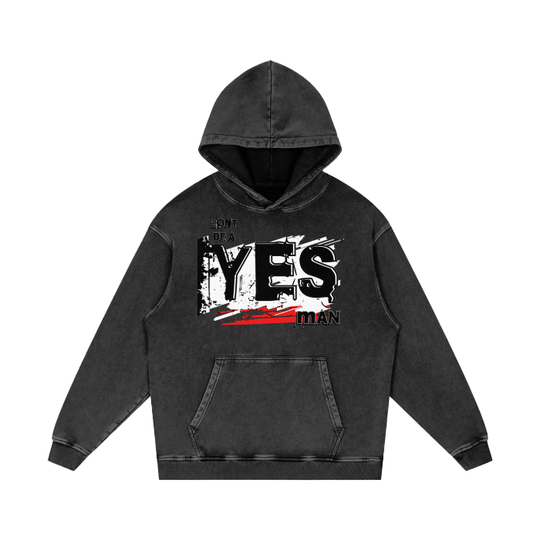 YES /NO  Acid Wash Oversize Hoodie - 420 GSM