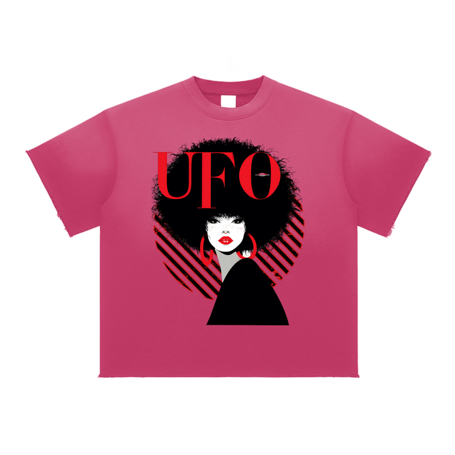 UFO Classic 5416 Sun Fade Raw Edge T-Shirt