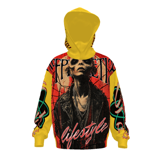 THE HOUSE OF "OFFPLANETISH" PRESENTS "ALIEN LIFESTYLE" "THE INVASION" COLLECTION  Streetwear  Drop Shoulder Oversized Hoodie