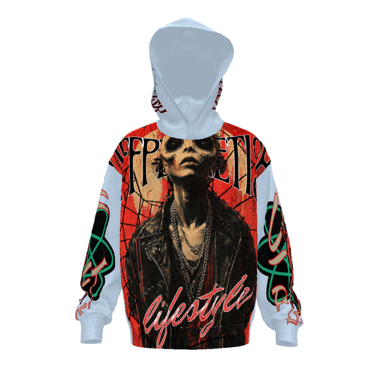 THE HOUSE OF "OFFPLANETISH" PRESENTS "ALIEN LIFESTYLE" "THE INVASION" COLLECTION  Streetwear  Drop Shoulder Oversized Hoodie