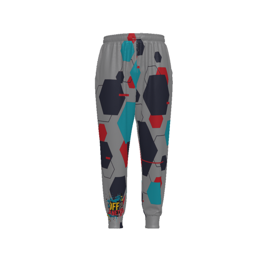 FROM "THE HOUSE OF OFFPLANETISH" THE ALIEN ART COLLECTION All-Over Print Unisex Drawstring Waist Joggers