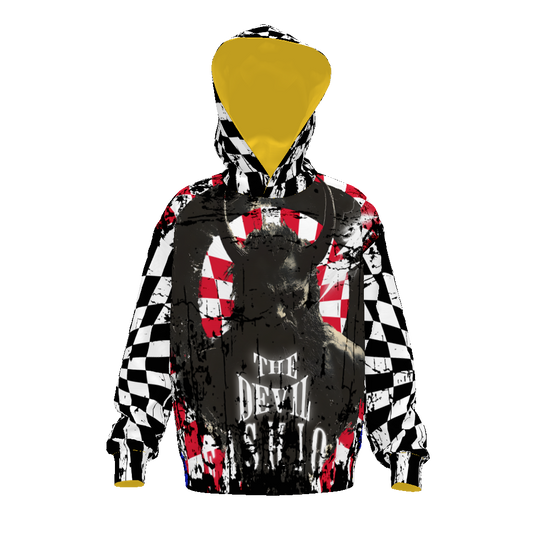 FROM “THE HOUSE OF OFFPLANETISH “ EVIL Streetwear All-Over Print Unisex Drop Shoulder Oversized Hoodie