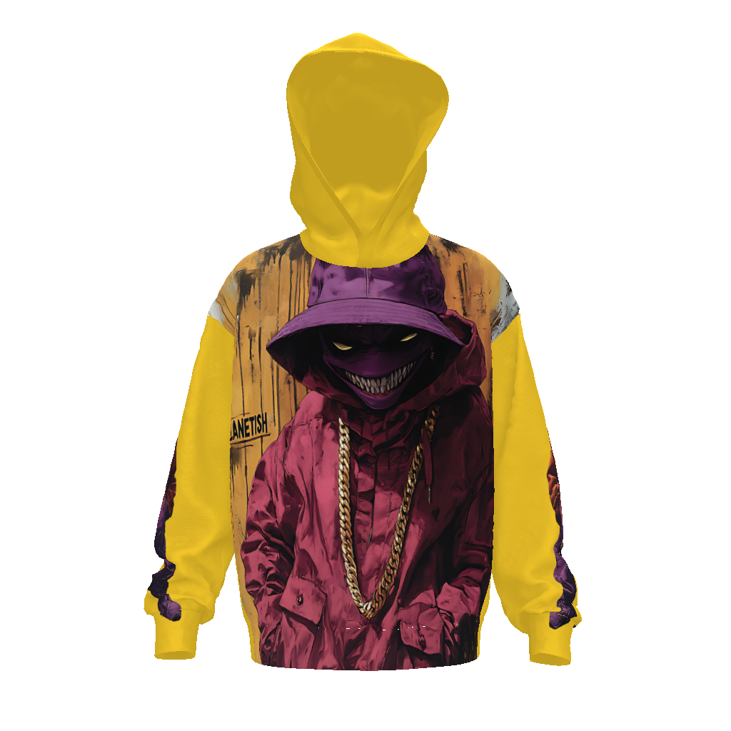 FROM “THE HOUSE OF OFFPLANETISH “ THE OFFPLANET COLLECTION Streetwear All-Over Print Unisex Drop Shoulder Oversized Hoodie