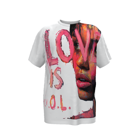 FROM "THE HOUSE OF OFFPLANETISH" THE E.V.O.L. Collection Streetwear All-Over Print Unisex Oversized T-Shirt