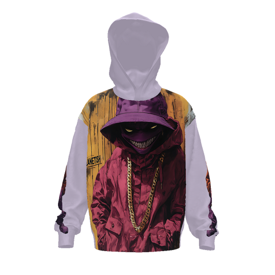 FROM “THE HOUSE OF OFFPLANETISH “ THE OFFPLANET COLLECTION Streetwear All-Over Print Unisex Drop Shoulder Oversized Hoodie