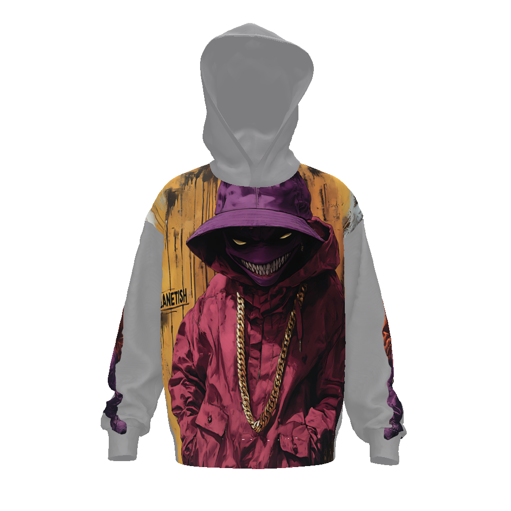 FROM “THE HOUSE OF OFFPLANETISH “ THE OFFPLANET COLLECTION Streetwear All-Over Print Unisex Drop Shoulder Oversized Hoodie