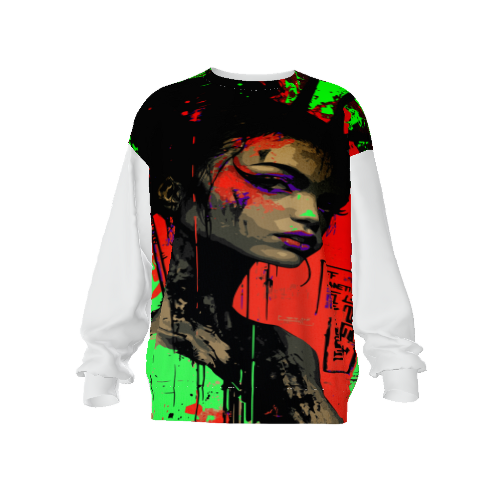 FROM "THE HOUSE OF OFFPLANETISH" ALIEN LIFE COLLECTION All-Over Print Unisex Oversized Sweatshirt