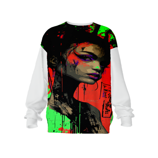 FROM "THE HOUSE OF OFFPLANETISH" ALIEN LIFE COLLECTION All-Over Print Unisex Oversized Sweatshirt