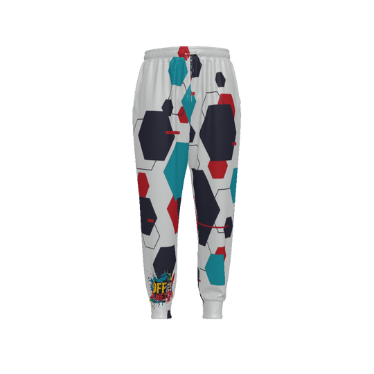 FROM "THE HOUSE OF OFFPLANETISH" THE ALIEN ART COLLECTION All-Over Print Unisex Drawstring Waist Joggers