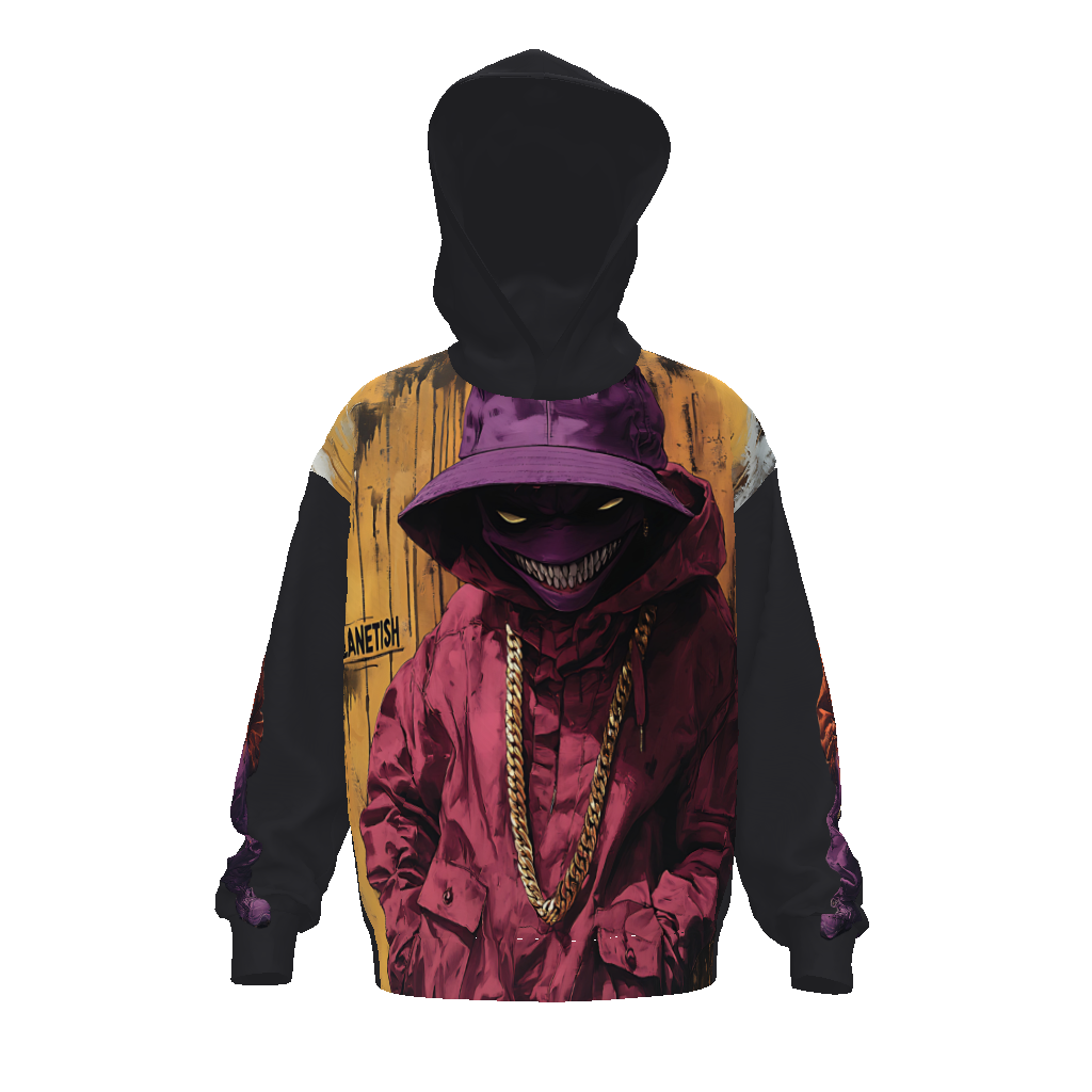 FROM “THE HOUSE OF OFFPLANETISH “ THE OFFPLANET COLLECTION Streetwear All-Over Print Unisex Drop Shoulder Oversized Hoodie