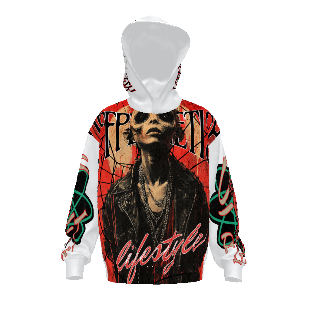 THE HOUSE OF "OFFPLANETISH" PRESENTS "ALIEN LIFESTYLE" "THE INVASION" COLLECTION  Streetwear  Drop Shoulder Oversized Hoodie