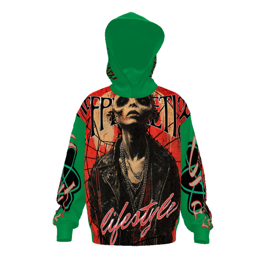 THE HOUSE OF "OFFPLANETISH" PRESENTS "ALIEN LIFESTYLE" "THE INVASION" COLLECTION  Streetwear  Drop Shoulder Oversized Hoodie